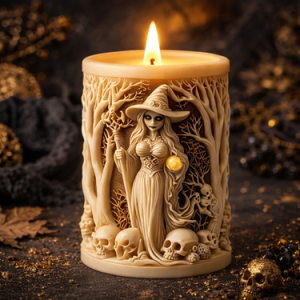 Vela Bruja Halloween