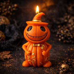 Vela Calabaza Feliz