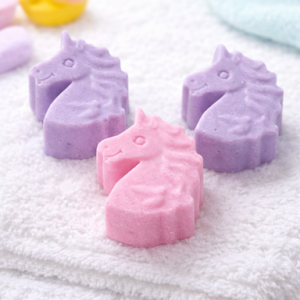 Kit Bombas de Baño Efervescentes Infantiles - Unicornio (X 3)