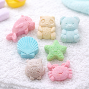 Kit Mini Bombas de Baño Efervescentes Infantiles - Figuras Marinas (X 7