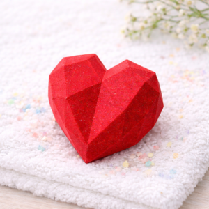 Bomba de Baño Efervescente Artesanal - Corazón