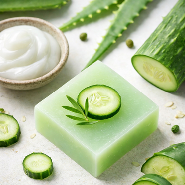 Jabón de Aloe Vera y Pepino