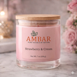 Vela Aromática Fresas & Crema