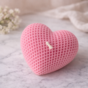 Vela Corazón Texturizado